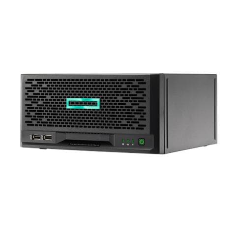 HP Server Ultra Micro Tower ProLiant MicroServer Gen10+ v2 Processore Intel Xeon E-2314 Quad Core 2,8 GHz Ram 16 GB No Hard Disk No Sistema Operativo