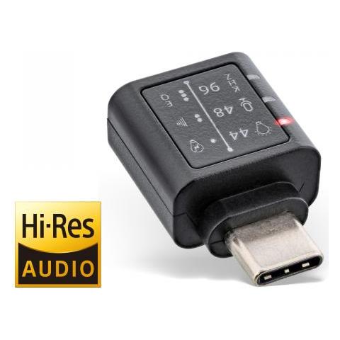 INLINE Mini Scheda Audio USB-C 96KHz Hi-Res, OUT Jack F 3,5 mm. stereo
