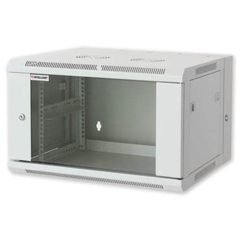 INTELLINET I-CASE EW-3009BK - Armadio Rack 19'' a muro 9 unità due sezioni Nero