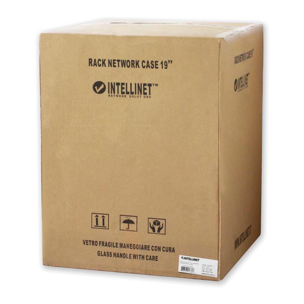 INTELLINET I-CASE EW-3009BK - Armadio Rack 19'' a muro 9 unità due sezioni Nero