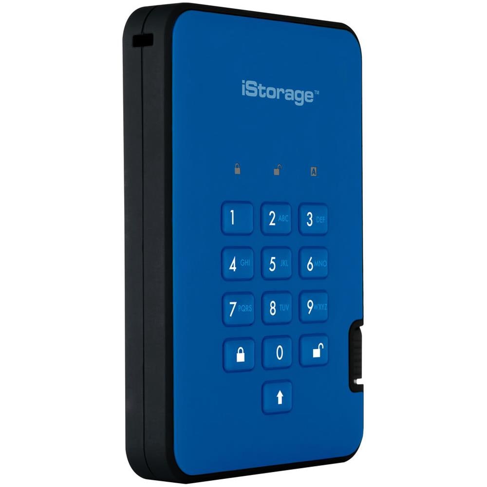 ISTORAGE Hard Disk Esterno diskAshur 2 500 GB Interfaccia USB 3.0 Buffer 8 MB 5400 Rpm