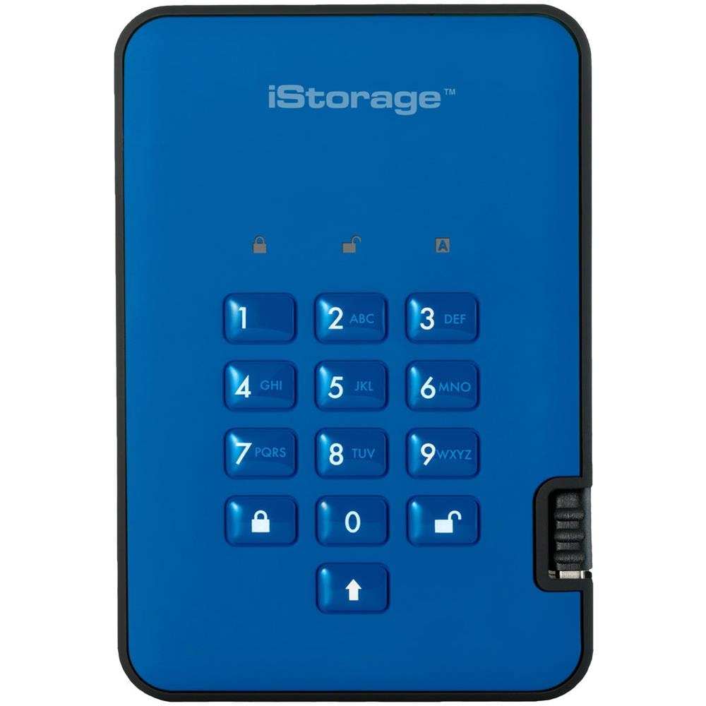 ISTORAGE Hard Disk Esterno diskAshur 2 500 GB Interfaccia USB 3.0 Buffer 8 MB 5400 Rpm