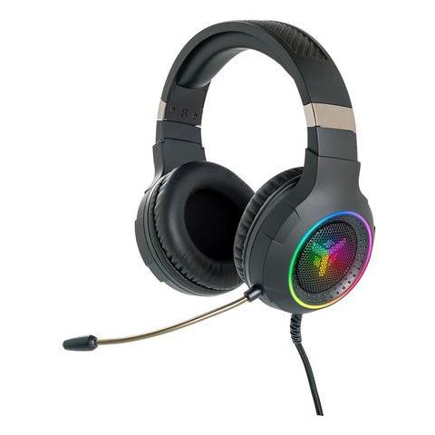 ITEK Cuffia Itek Gaming ""h430"" 7.1 Virtual Con Bro, 7 Colori Led,2x3, Mic.,controllo Volume, 2x3mm E Usb Con Adattatore - Ith