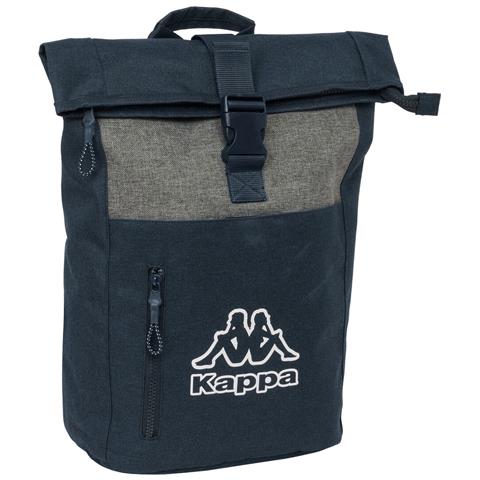 KAPPA Zaino Per Portatile Kappa Dark Navy Grigio Blu Marino 28 X 42 X 13 Cm