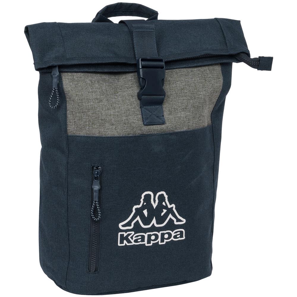 KAPPA Zaino Per Portatile Kappa Dark Navy Grigio Blu Marino 28 X 42 X 13 Cm