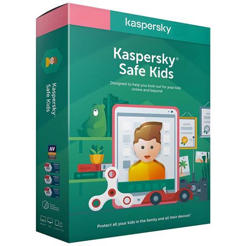 KASPERSKY Safe Kids Sicurezza antivirus Full ITA 1 licenza /e 1 anno /i