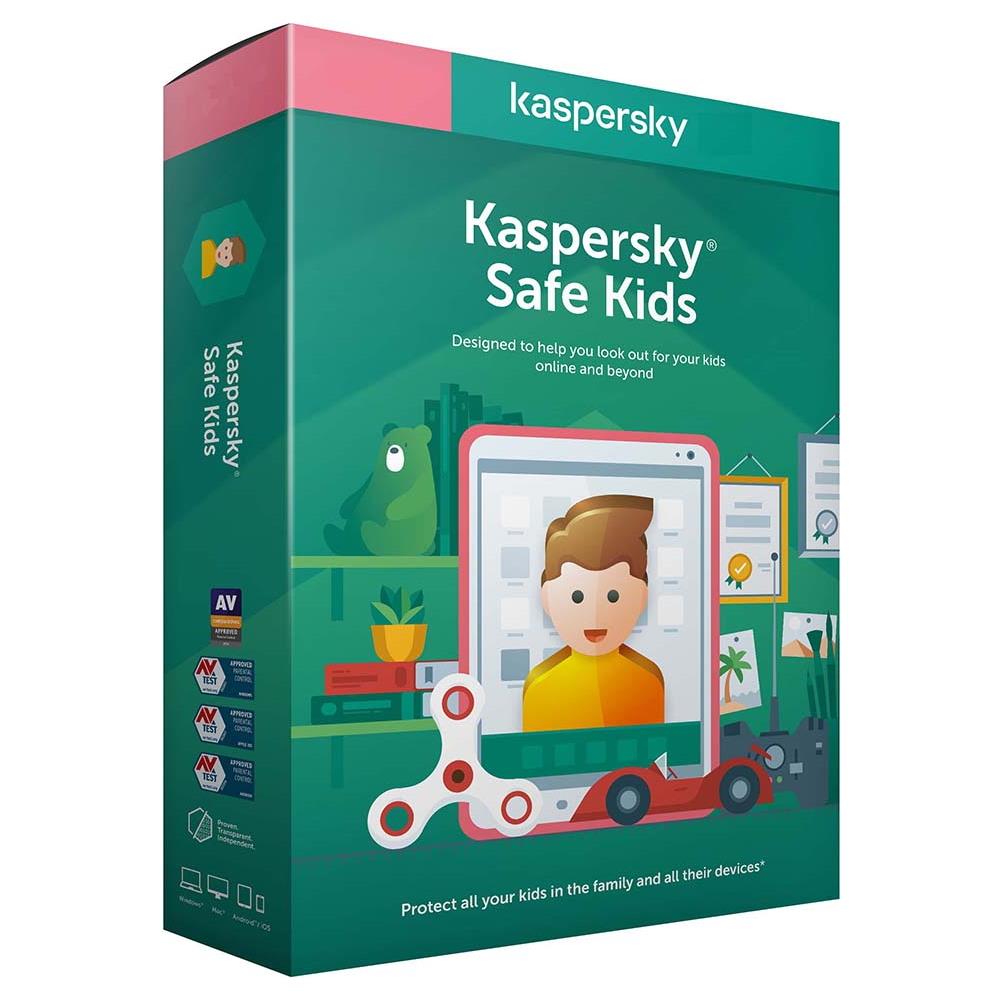 KASPERSKY Safe Kids Sicurezza antivirus Full ITA 1 licenza /e 1 anno /i
