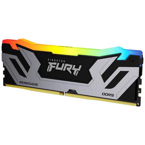 KINGSTON FURY 24GB 8400MT /s DDR5 CL40 CUDIMM Renegade RGB Silver XMP