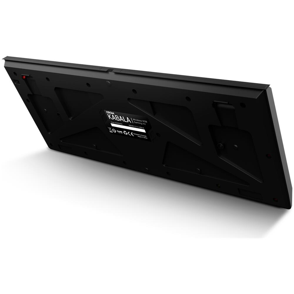 Krom KABALA tastiera Mouse incluso Gaming RF Wireless QWERTY Spagnolo Nero