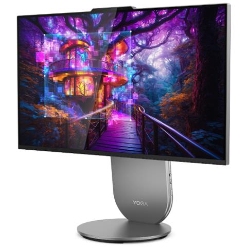 Lenovo All-In-One Yoga AIO 27IAH10 Monitor 27" QHD Intel Core Ultra 9-285H Ram 32GB SSD 1TB NVIDIA GeForce RTX 4050 Windows 11 Pro