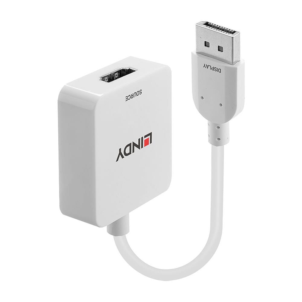 Lindy 38303 cavo e adattatore video 0,095 m HDMI tipo A (Standard) DisplayPort Bianco