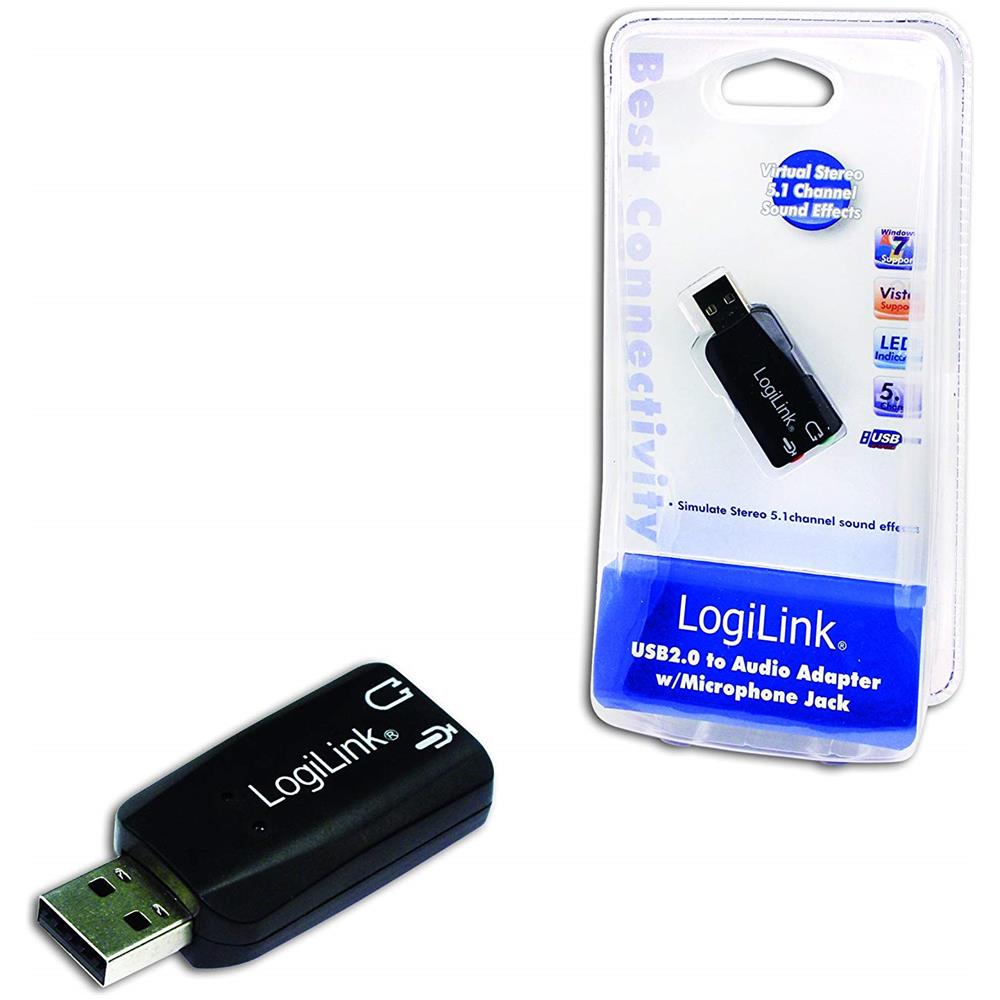 LogiLink USB Soundkarte 5.1channels USB