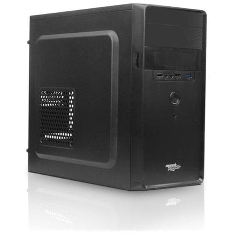 MACH POWER Case Office Micro ATX / Mini ATX PSU500W 1 Porta USB 3.0 Colore Nero
