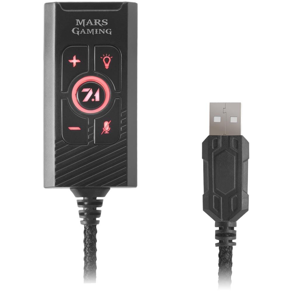 MARSGAMING Scheda Audio MSC2 7.1 Canali Interfaccia USB Colore Nero
