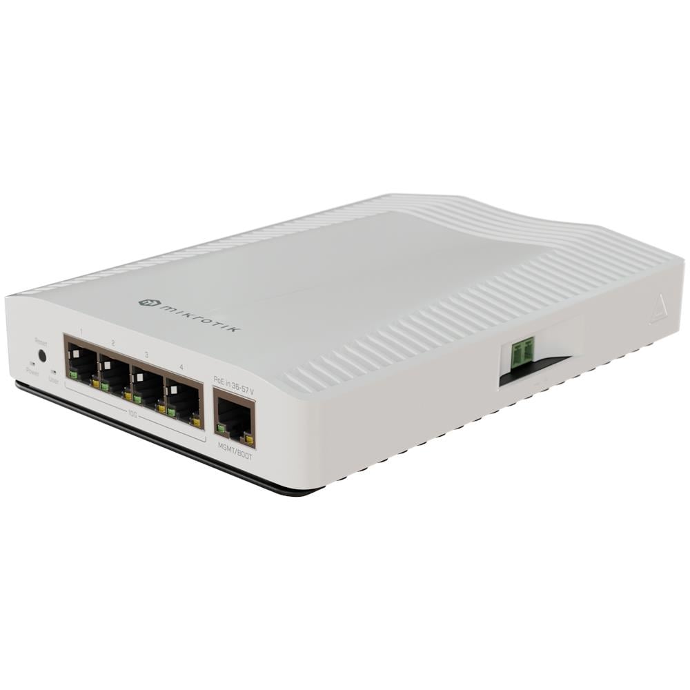 MIKROTIK CRS304-4XG-IN switch di rete 10G Ethernet (100/1000/10000) Supporto Power over Ethernet (PoE) Bianco