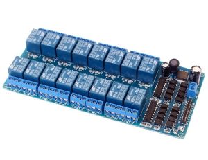 Modulo Rel 16 canali DC 12V per Arduino e Raspberry Pi