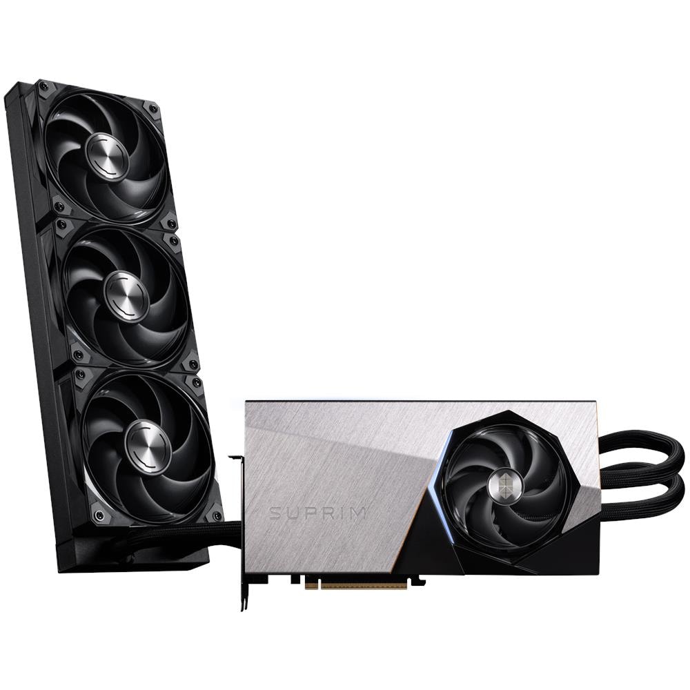 MSI GeForce RTX 5090 32 GB GDDR7 PCI-E 1 x HDMI 3 x DisplayPort SUPRIM LIQUID X SOC