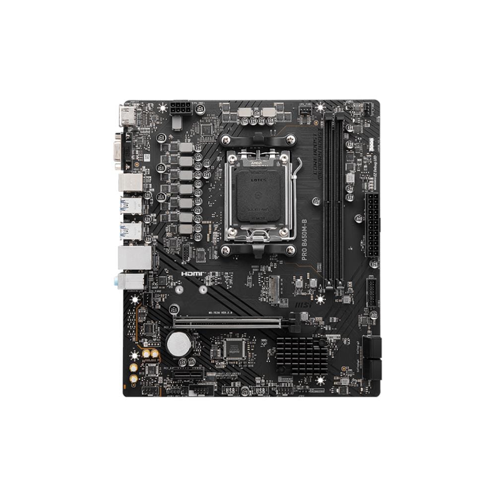 MSI Scheda Madre PRO B650M-B Socket AM5 Chipset AMD B650 micro ATX