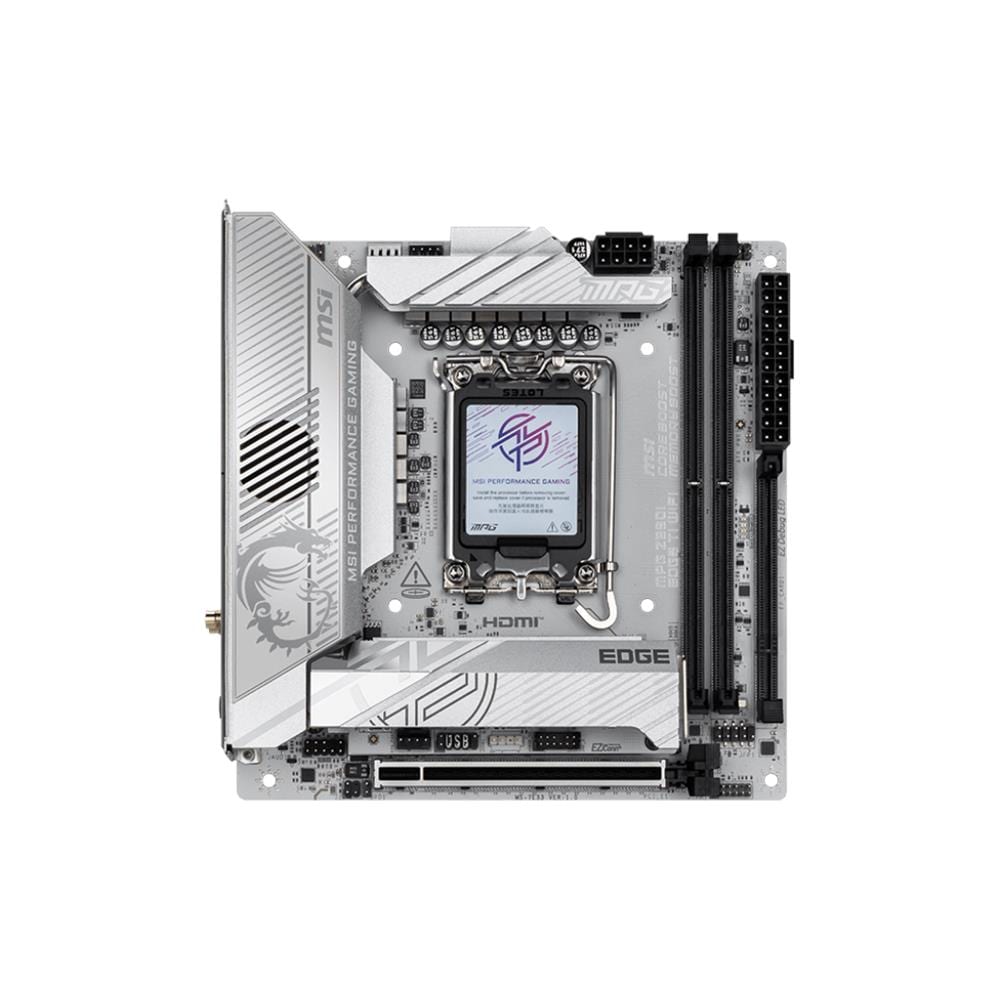 MSI Scheda Madre MPG Z890I EDGE TI WIFI Socket LGA 1851 Chipset Z890 mini ITX