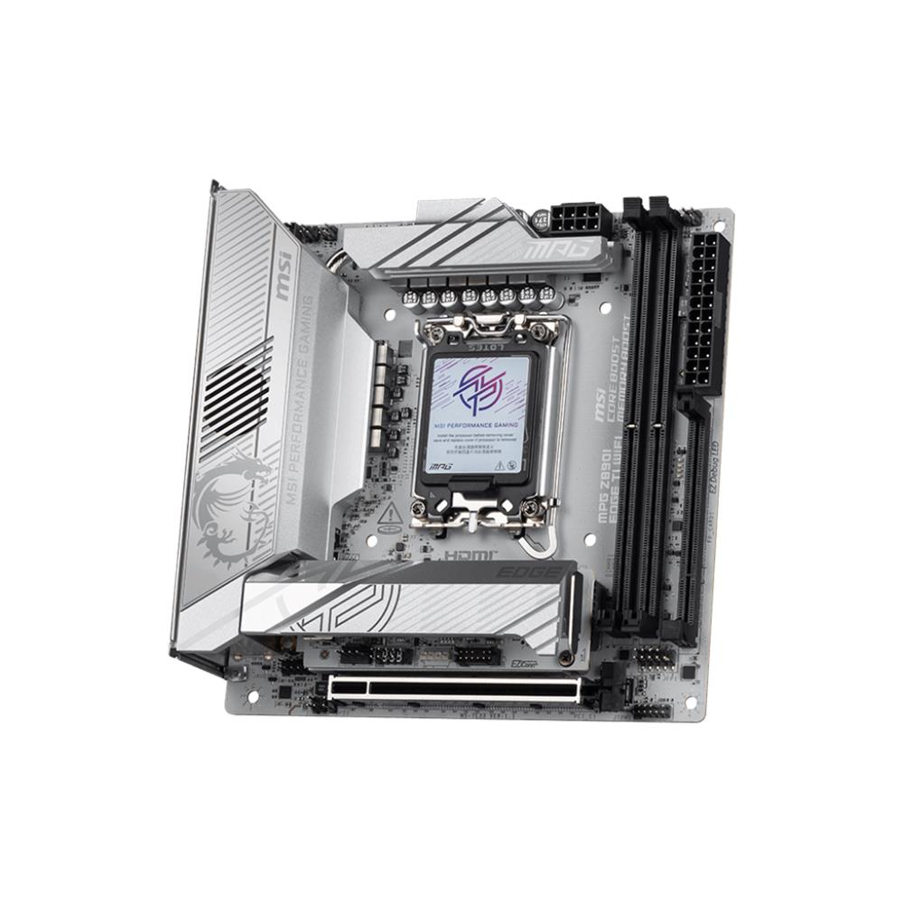 MSI Scheda Madre MPG Z890I EDGE TI WIFI Socket LGA 1851 Chipset Z890 mini ITX