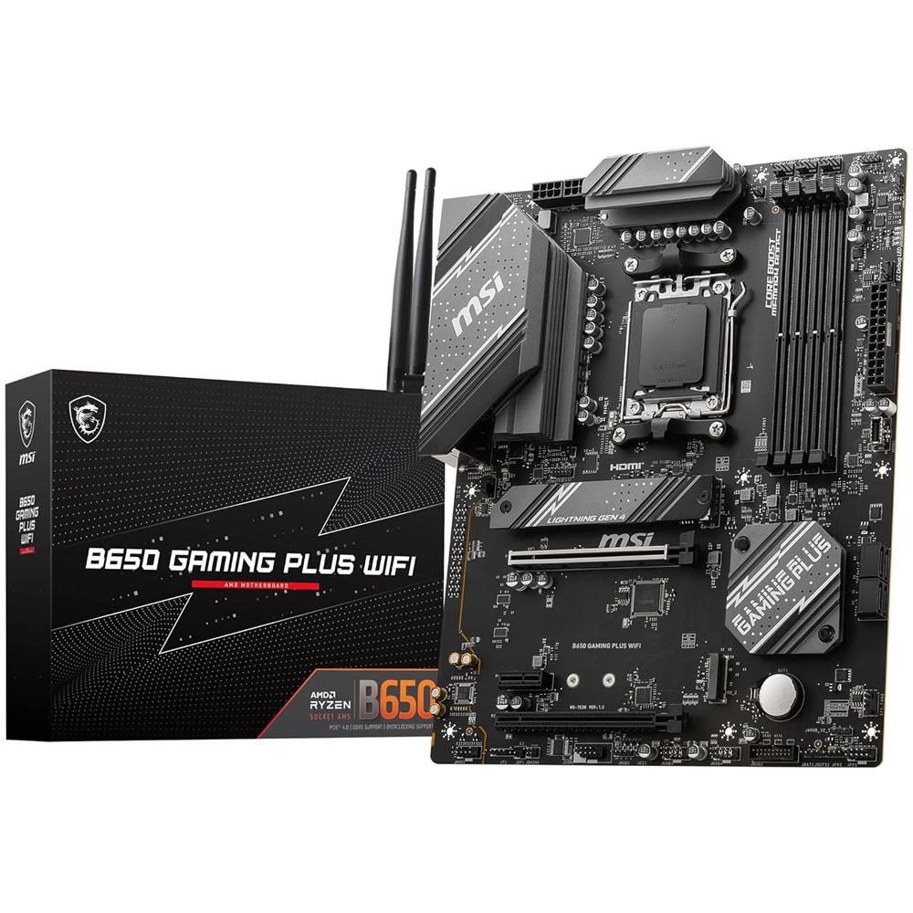 MSI Scheda Madre B650 Gaming Plus WiFi Socket AM5 Chipset B650 ATX