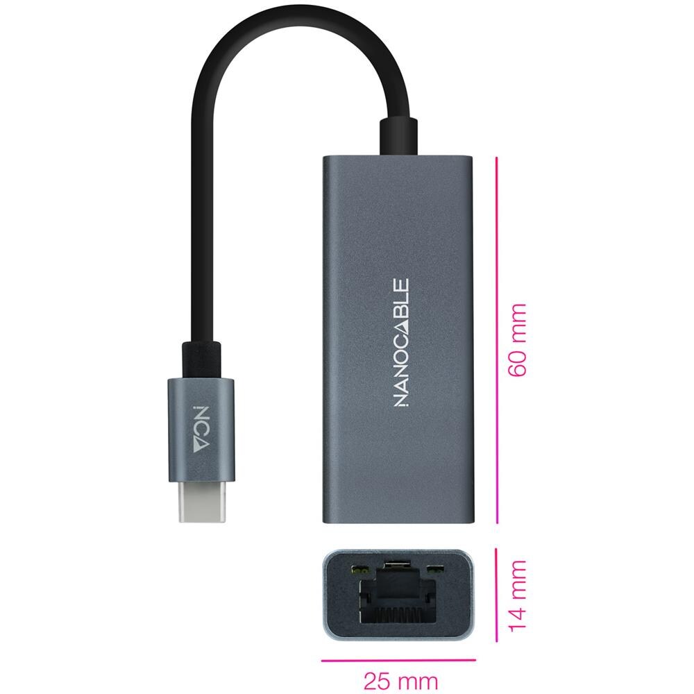 NANOCABLE 10.03.0406 scheda di rete e adattatore Ethernet 1000 Mbit /s