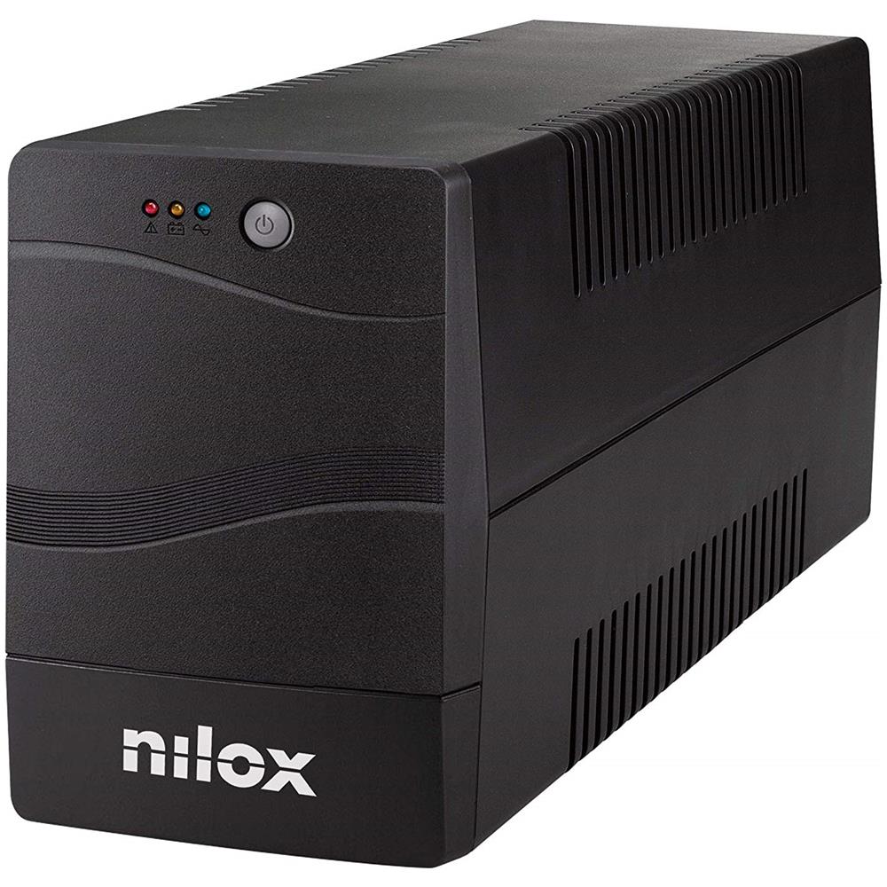 NILOX Gruppo di Continuità UPS Premium 2000 VA / 1400 W 6 x Presa (e) AC / 1 x USB