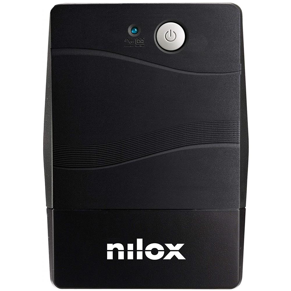 NILOX Gruppo di Continuità UPS Premium 600 VA / 420 W AVR 2 x Prese Shuko