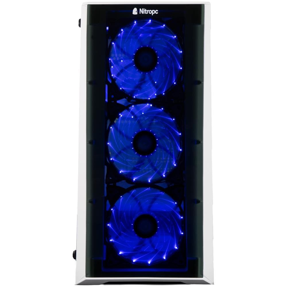 Nitropc PC Gaming Completo Bronze AMD Ryzen 5 PRO 4650G RAM 16 GB DDR4 SSD 1 TB AMD Radeon RX Vega7 2 GB Windows 11 Home Monitor 24" e Accessori