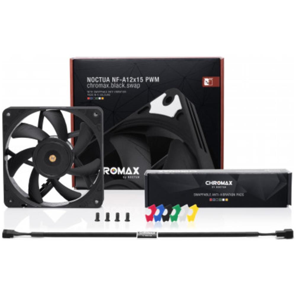 NOCTUA Noctua Ventola Nf-a12x15-pwm Chromax.black.swap