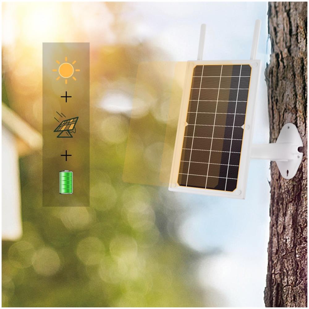 OBA SECURITY Oba-rp01 Modem 3g 4g 300mbps Sim Card Wireless Router Con Pannello Solare 6v 10w 26ah Lithium Battery Incluse