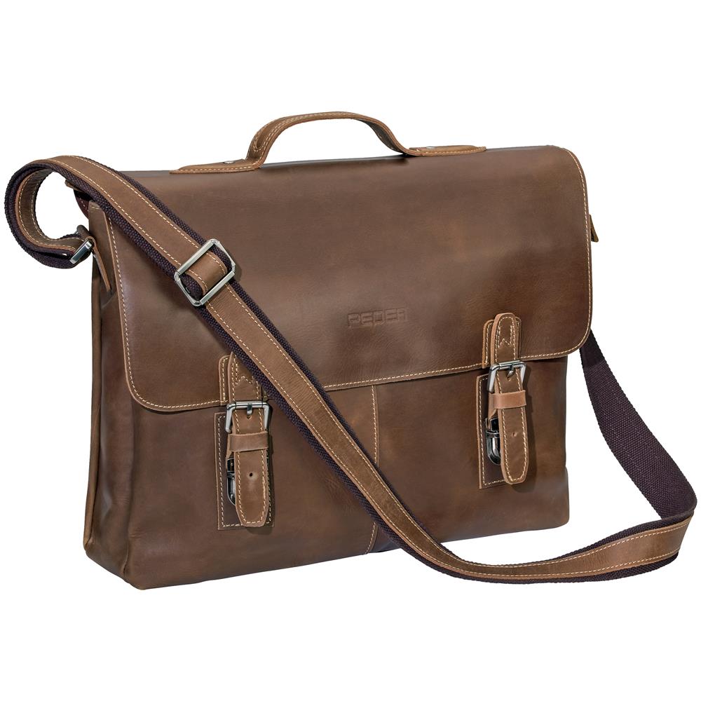 PEDEA 66066304 borsa per laptop 43,9 cm (17.3") Borsa da corriere Marrone