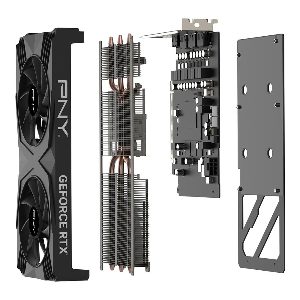 PNY GeForce RTX 4060 Ti 8GB GDDR6 PCI E 4.0 3 x DisplayPort / 1 x HDMI