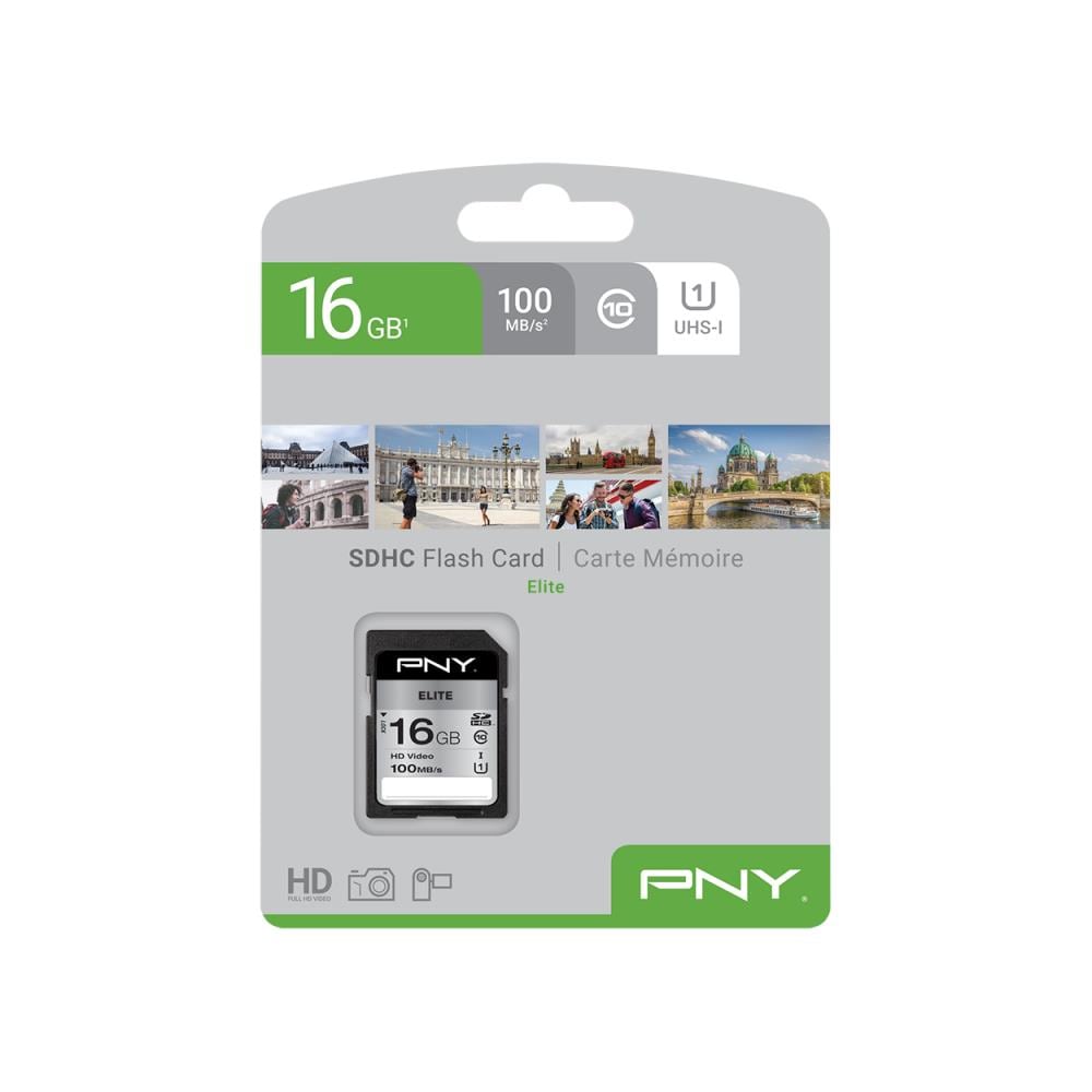 PNY Micro SDHC Elite UHS-I 16GB Classe 10