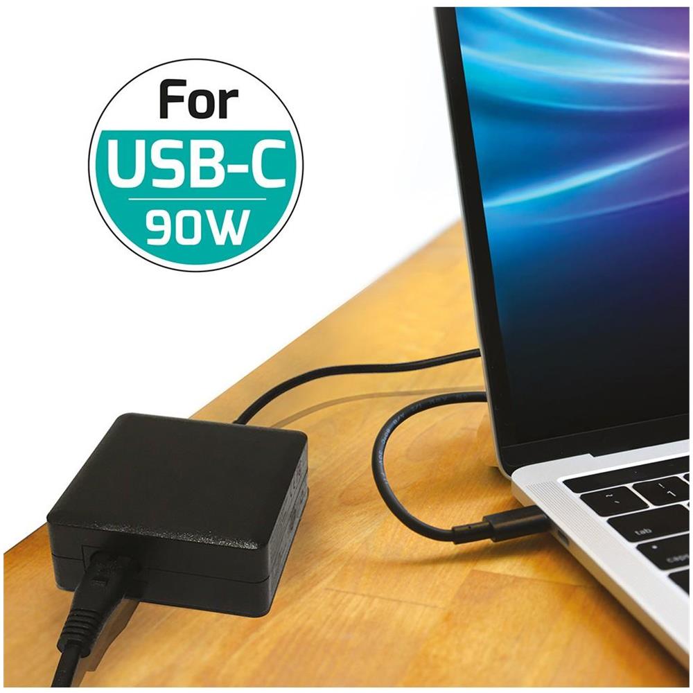 PORT DESIGNS Caricabatterie Usb Alimentatore 90w Type C 350 G, Max 20 V, 90 W