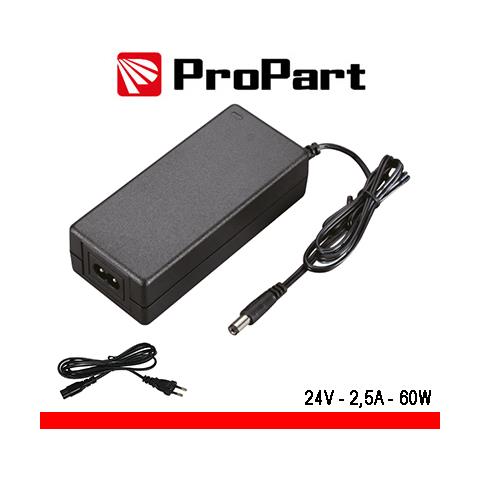 PROPART Alimentatore Switching Tensione Costante 24vdc 2.5a (60w)