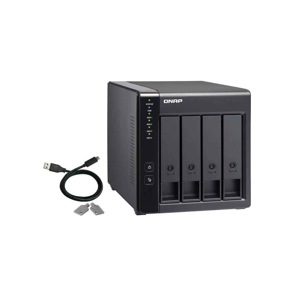 QNAP NAS TR-004 4 Slot 3.5" / 2.5" Interfacce 1 x USB 3.0
