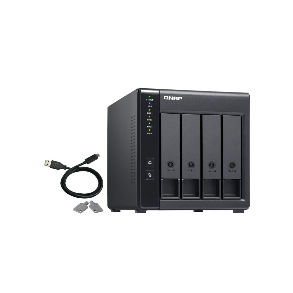 QNAP NAS TR-004 4 Slot 3.5" / 2.5" Interfacce 1 x USB 3.0