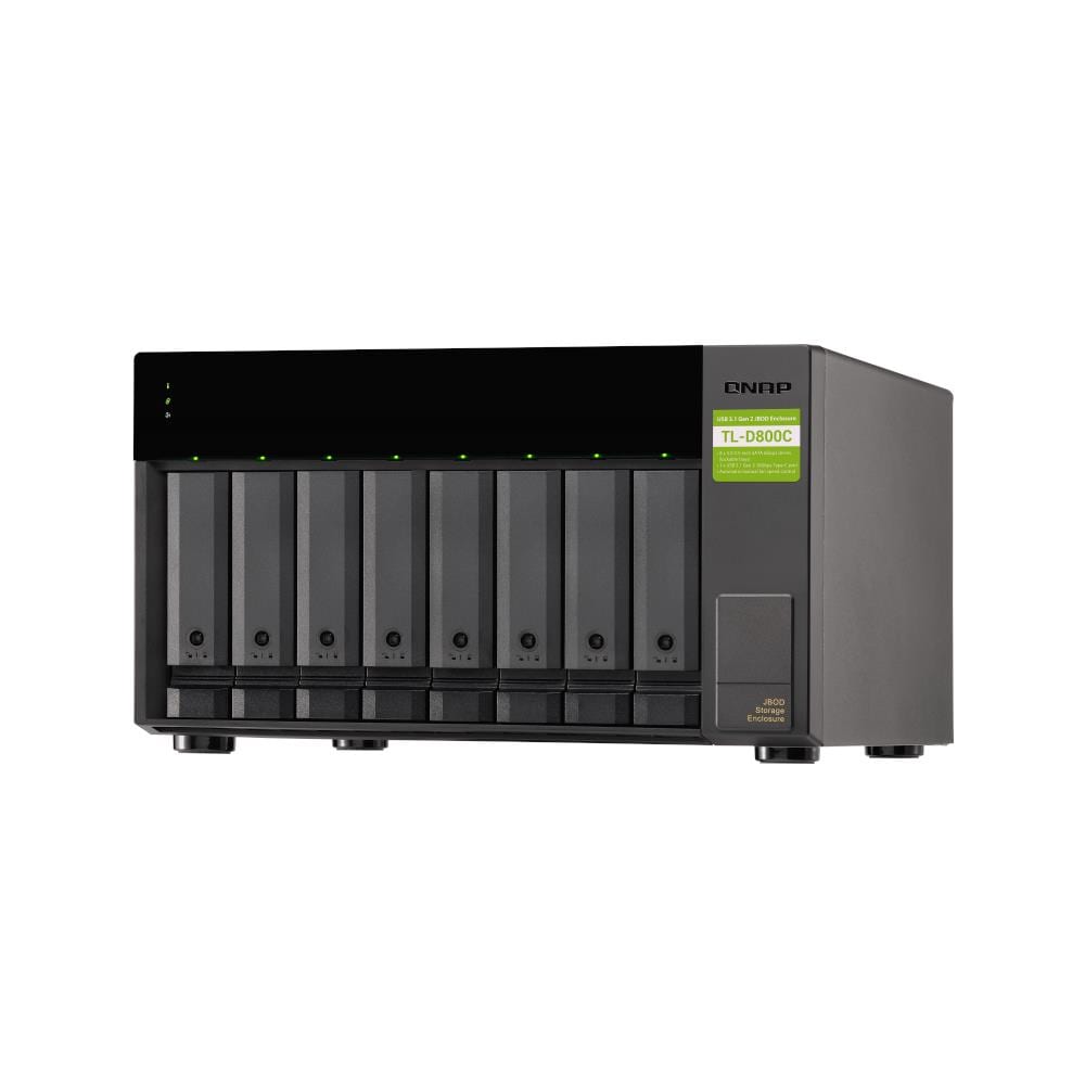 QNAP NAS TL-D800C 8 Slot 3.5" / 2.5" Interfacce 1 x USB 3.1