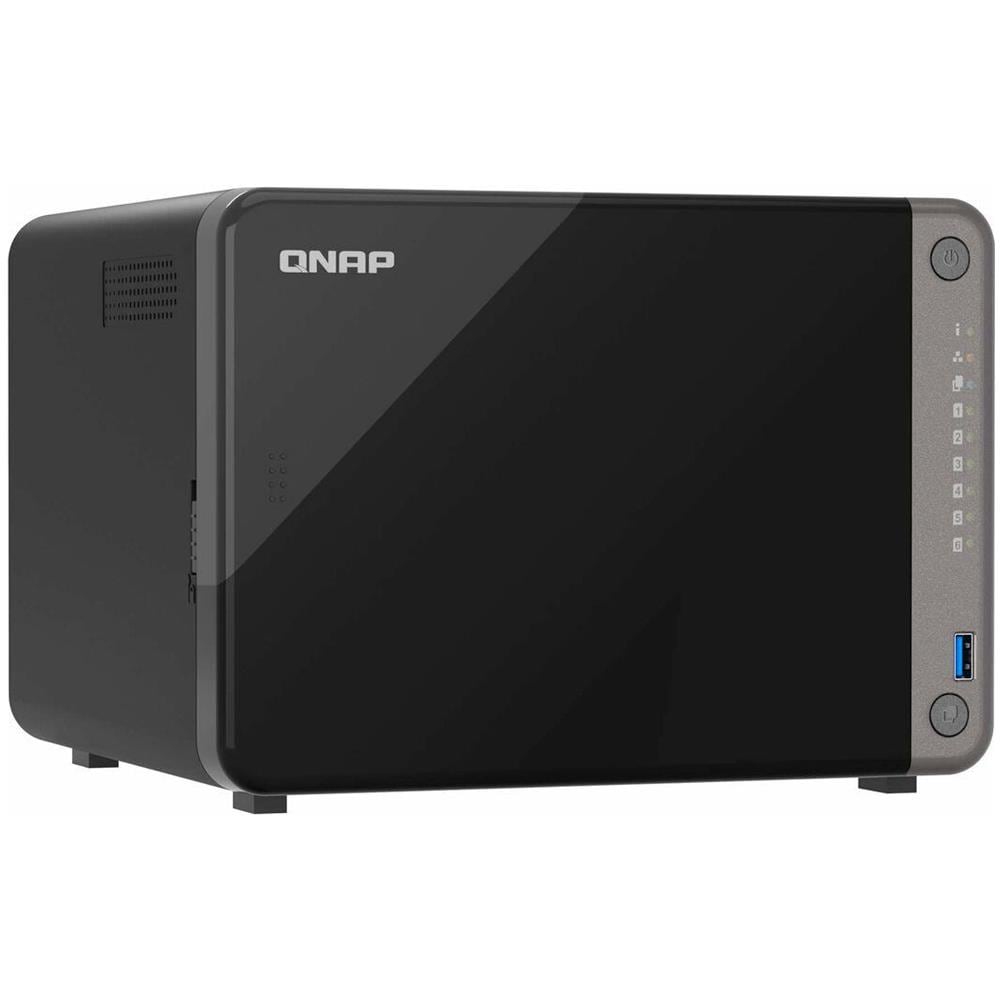 QNAP Server NAS e di archiviazione Tower Collegamento ethernet LAN Nero Cortex-A76