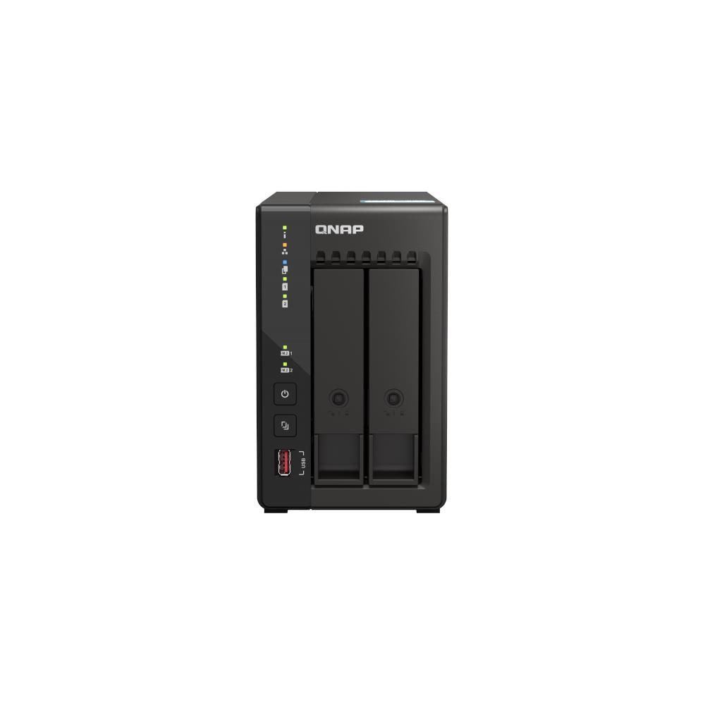 QNAP TS-253E NAS Tower Collegamento ethernet LAN Nero J6412
