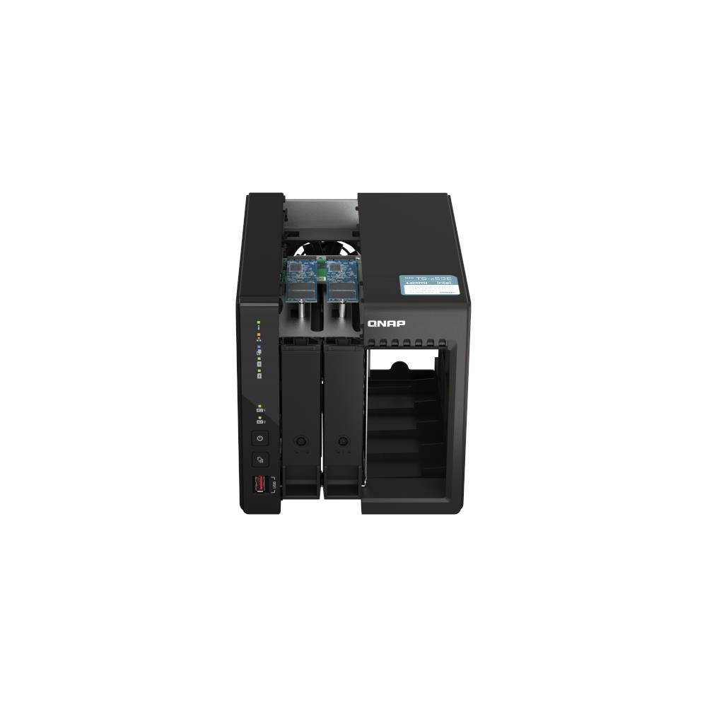 QNAP TS-253E NAS Tower Collegamento ethernet LAN Nero J6412
