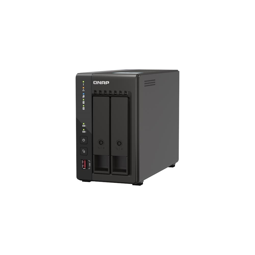 QNAP TS-253E NAS Tower Collegamento ethernet LAN Nero J6412