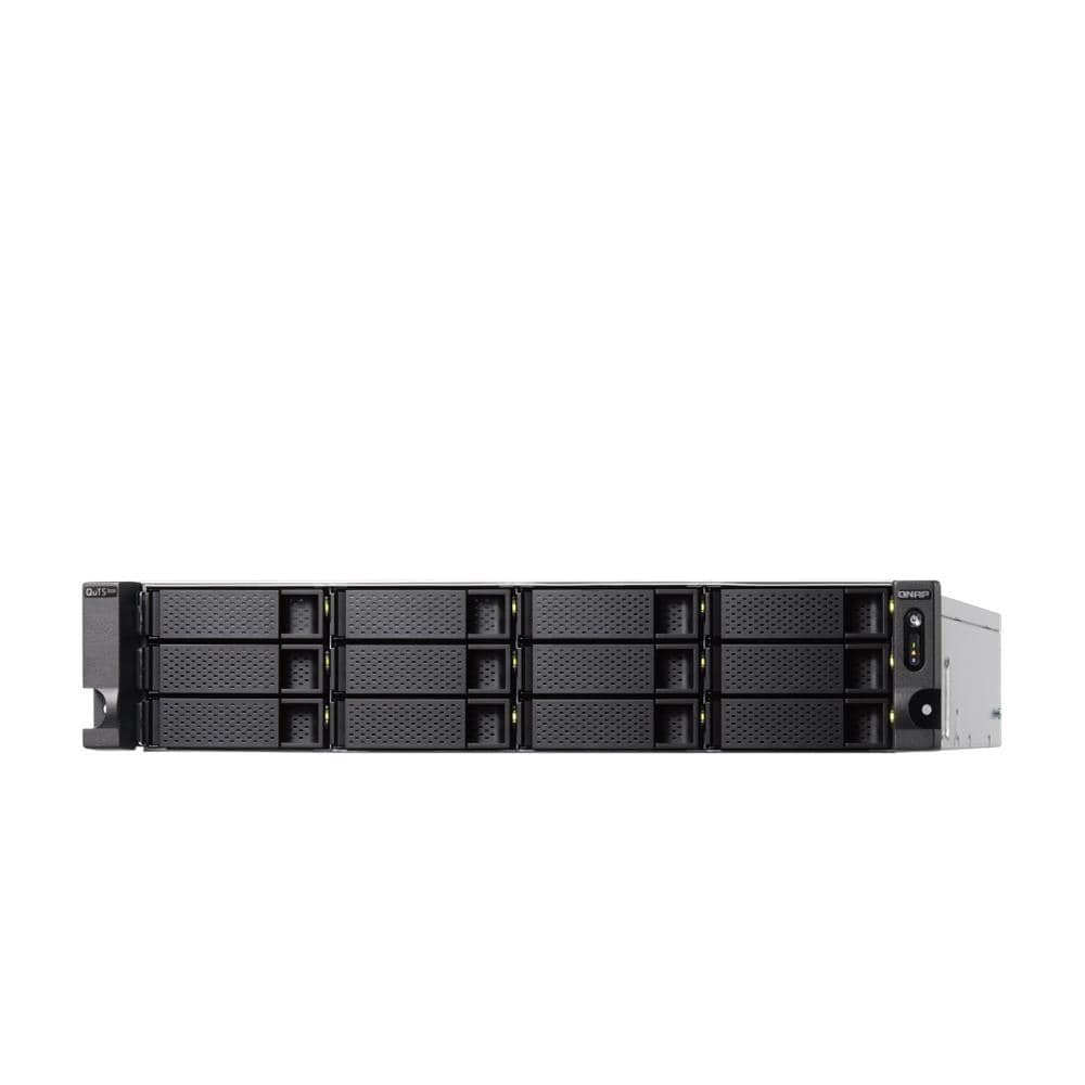 QNAP TS-H1886XU-RP-R2 NAS Rack (3U) Capacità RAM 32 GB Ethernet LAN / 2 Porte USB Colore Nero / Grigio