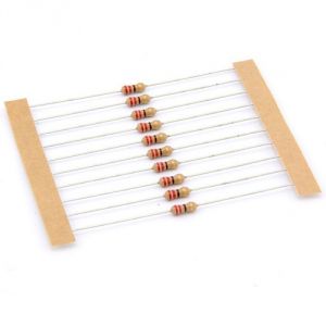 Resistenza 2.2K ohm 5%1/4W (50 pezzi)