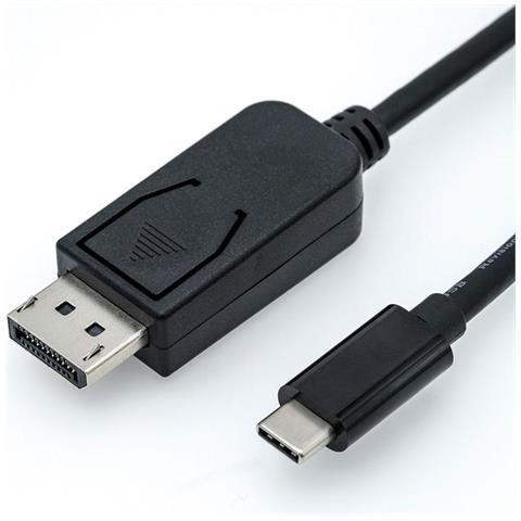 Roline 11.04.5846 cavo e adattatore video 2 m DisplayPort USB tipo-C Nero