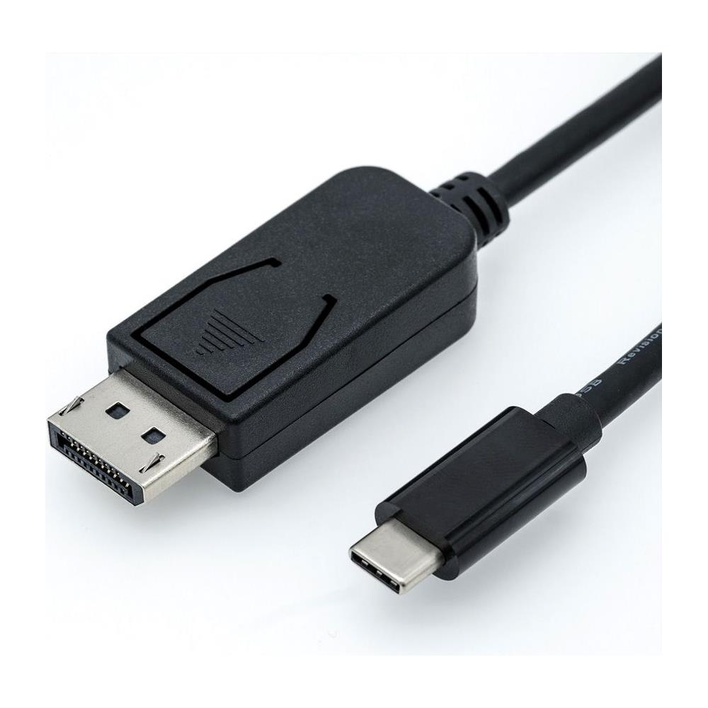 Roline 11.04.5846 cavo e adattatore video 2 m DisplayPort USB tipo-C Nero