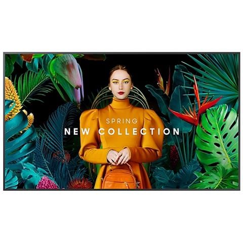SAMSUNG LH65QMCEBGCXEN visualizzatore di messaggi Pannello piatto per segnaletica digitale 165,1 cm (65") LCD Wi-Fi 500 cd /m² 4K Ultra HD Nero Tizen