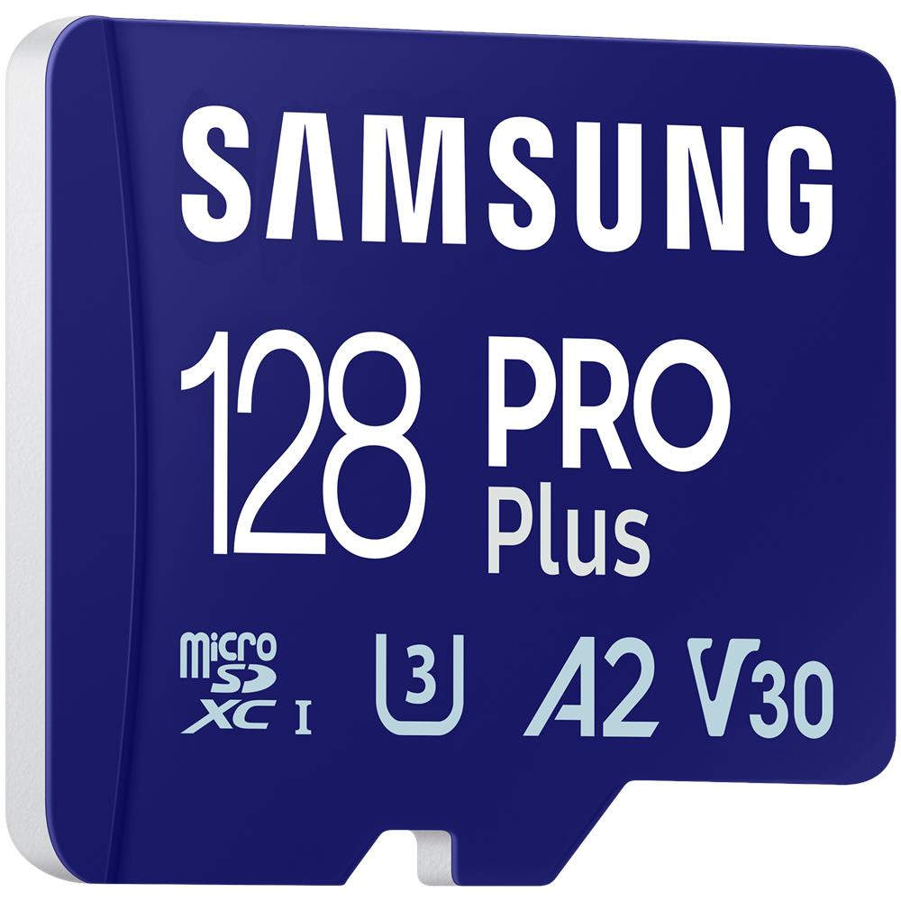 SAMSUNG MicroSD da 128 GB Velocità UHS-I di Classe 10 fino a 180 MB / s in lettura + Adattore SD