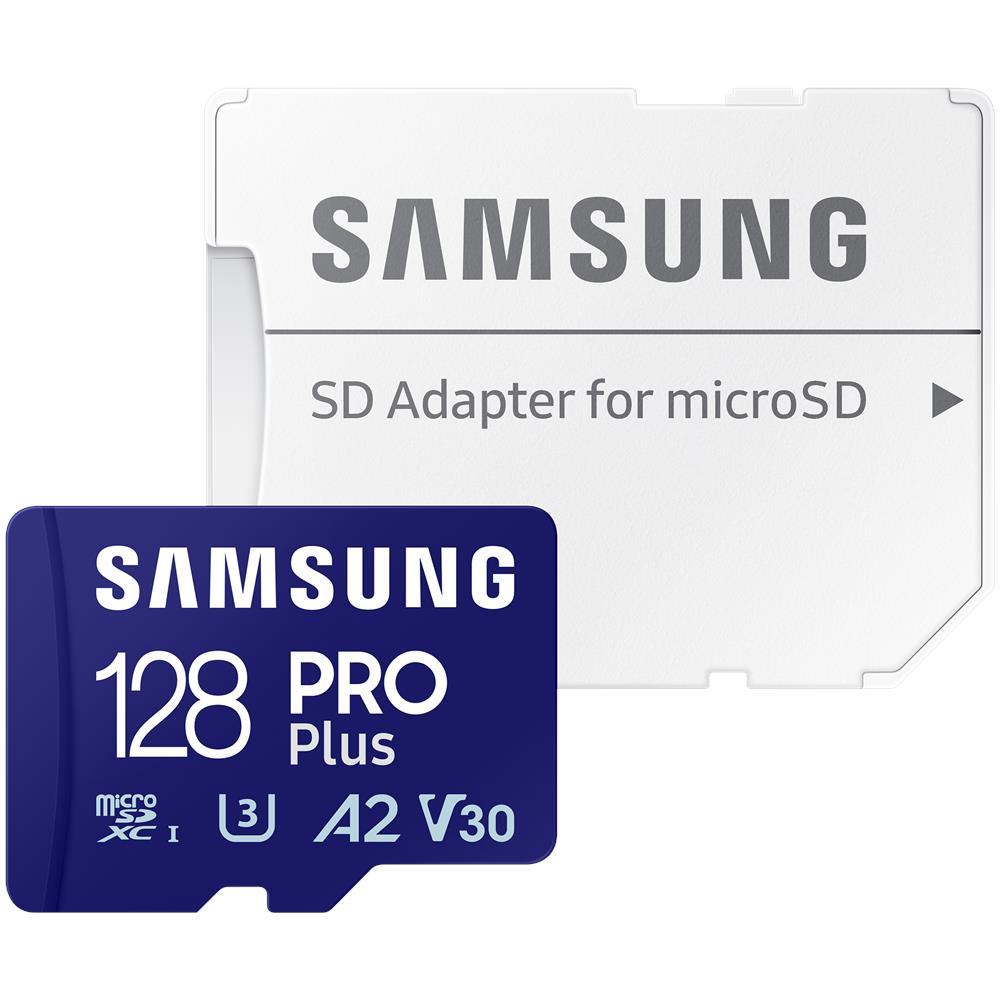 SAMSUNG MicroSD da 128 GB Velocità UHS-I di Classe 10 fino a 180 MB / s in lettura + Adattore SD
